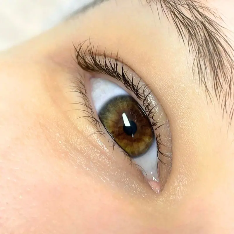 Lashes before Lifting Coreano
