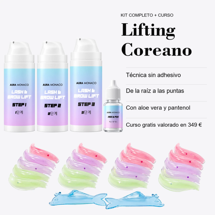Kit completo de Lifting Coreano + curso GRATIS